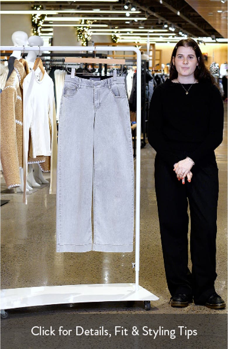 Sam 'Ab'Solution High Waist Wide Leg Jeans, sales video thumbnail