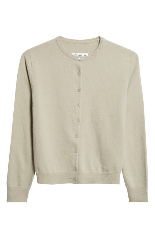 Maison Margiela Virgin Wool Cardigan In Green