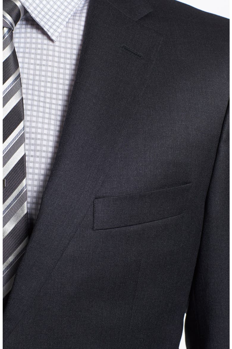 'Pasolini/Movie' Classic Fit Charcoal Wool Suit, Alternate, color, CHARCOAL