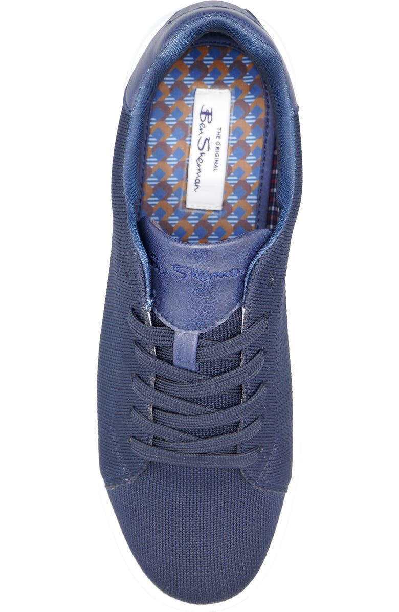 Ben Sherman Hardie Knit White Sole Sneaker, Alternate, color,