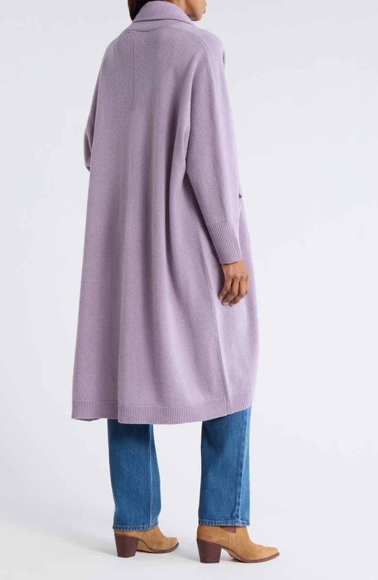THE GREAT. The Easy Cashmere Duster, Alternate, color, Sugar Plum