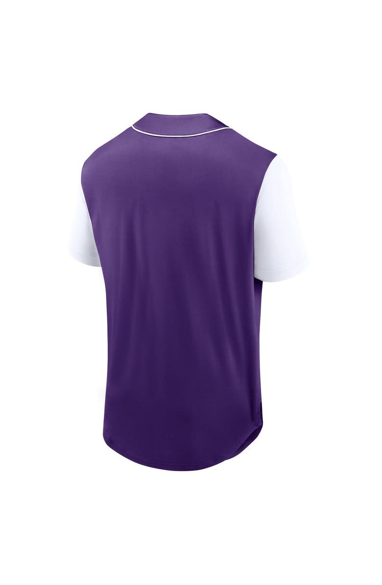 FANATICS Men's Fanatics Branded Purple Orlando City SC Balance Fashion Baseball Jersey, Alternate, color, 