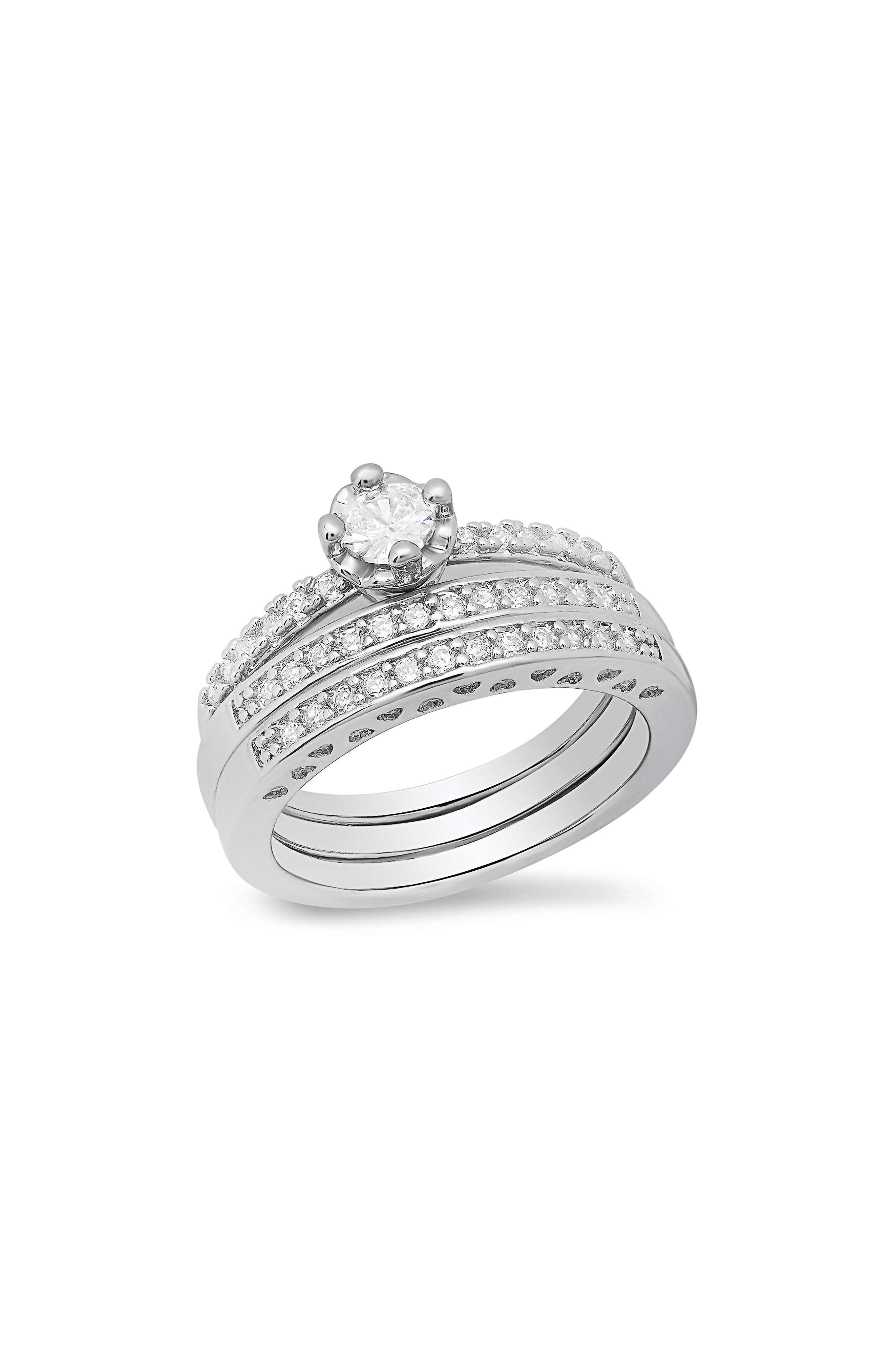 HMY JEWELRY Simulated Diamond Ring
