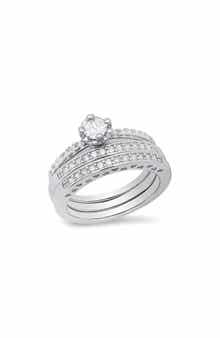 HMY JEWELRY Simulated Diamond Ring