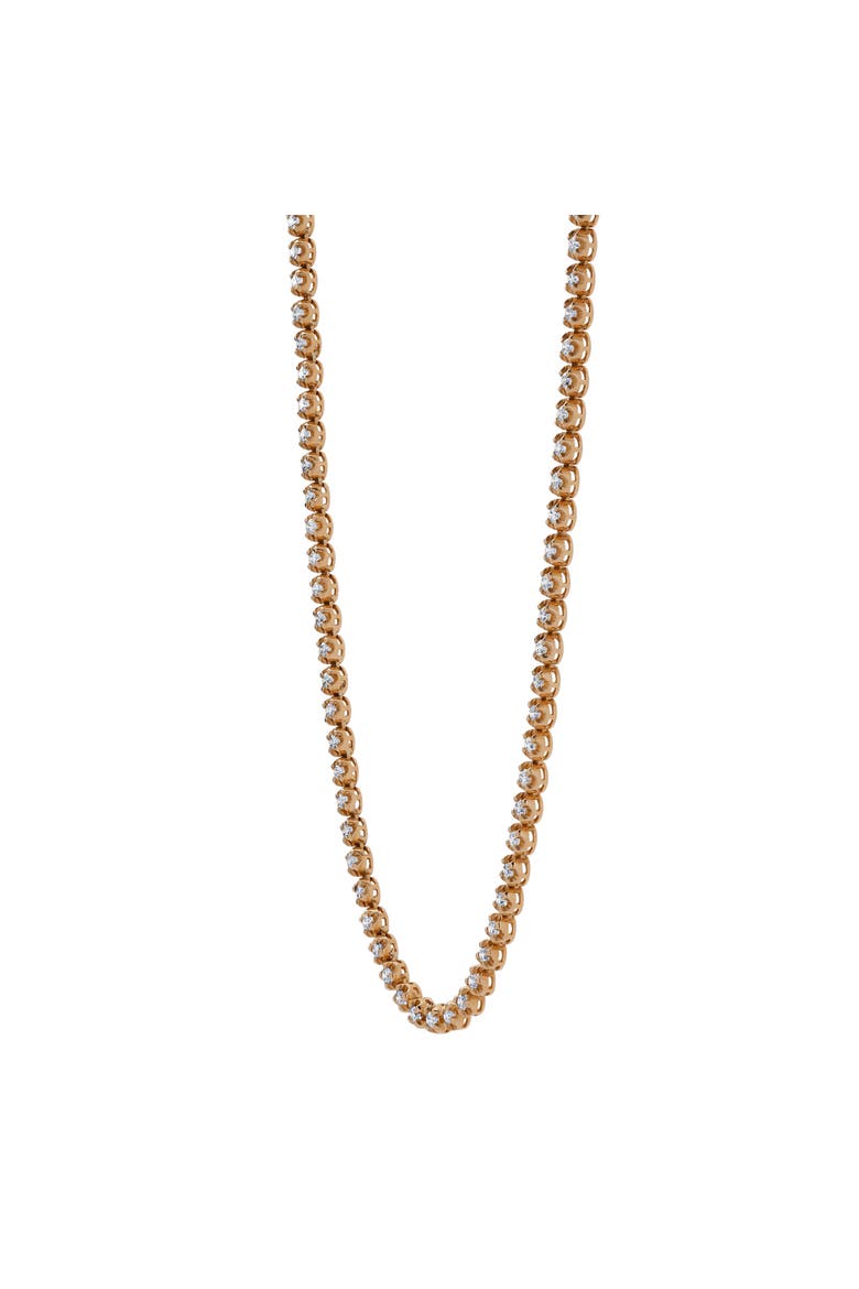 LMJ 14K Rose Gold Diamond Tennis Chain - 7.3 Carats, Alternate, color, 14K Rose Gold
