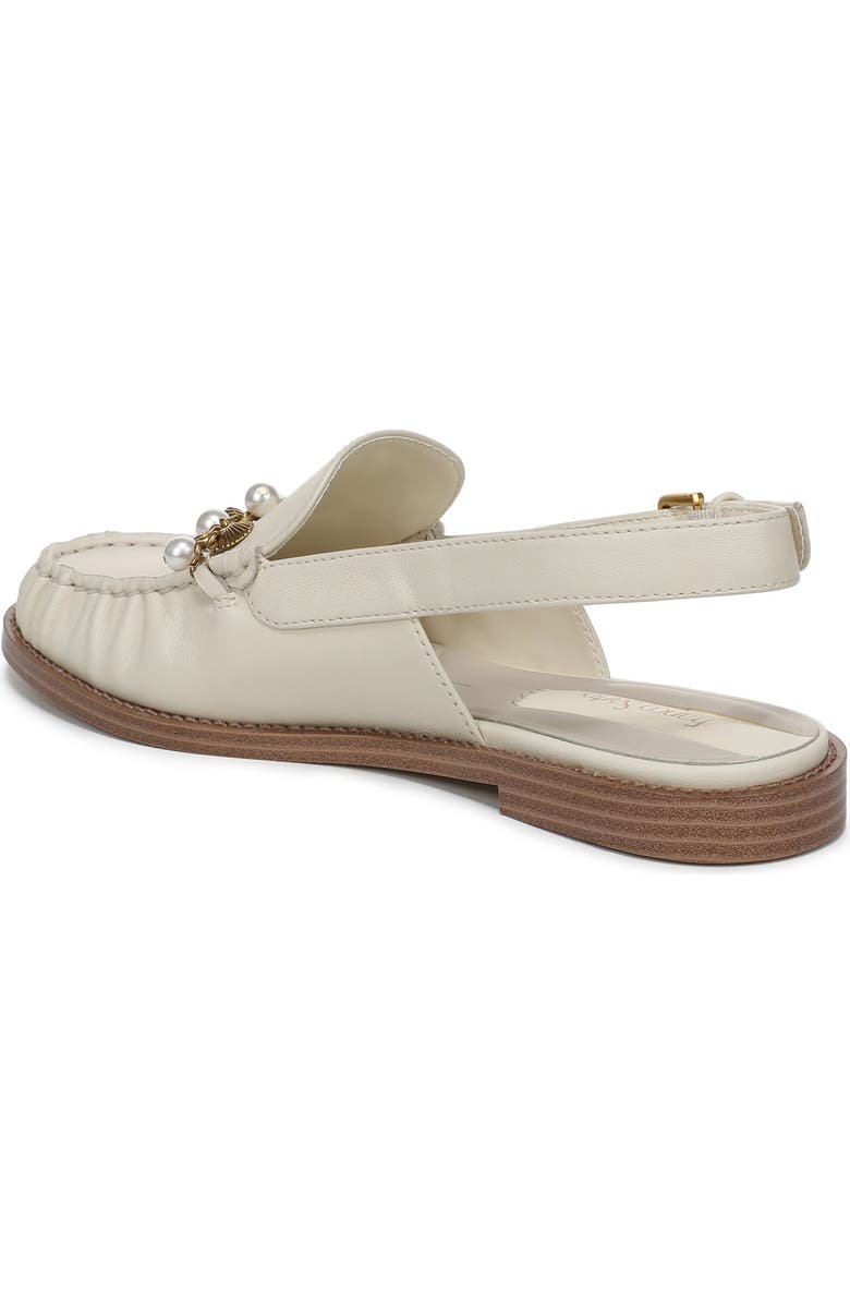 Franco Sarto Sully Slingback Loafer, Alternate, color, Marshmallow
