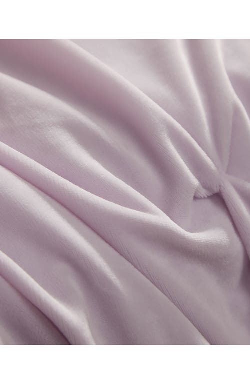 Juicy Couture Kiss 5-piece Pleat Plush Comforter Set In Lavender Purple