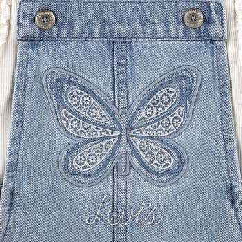 Flutter Sleeve Top & Overalls Set