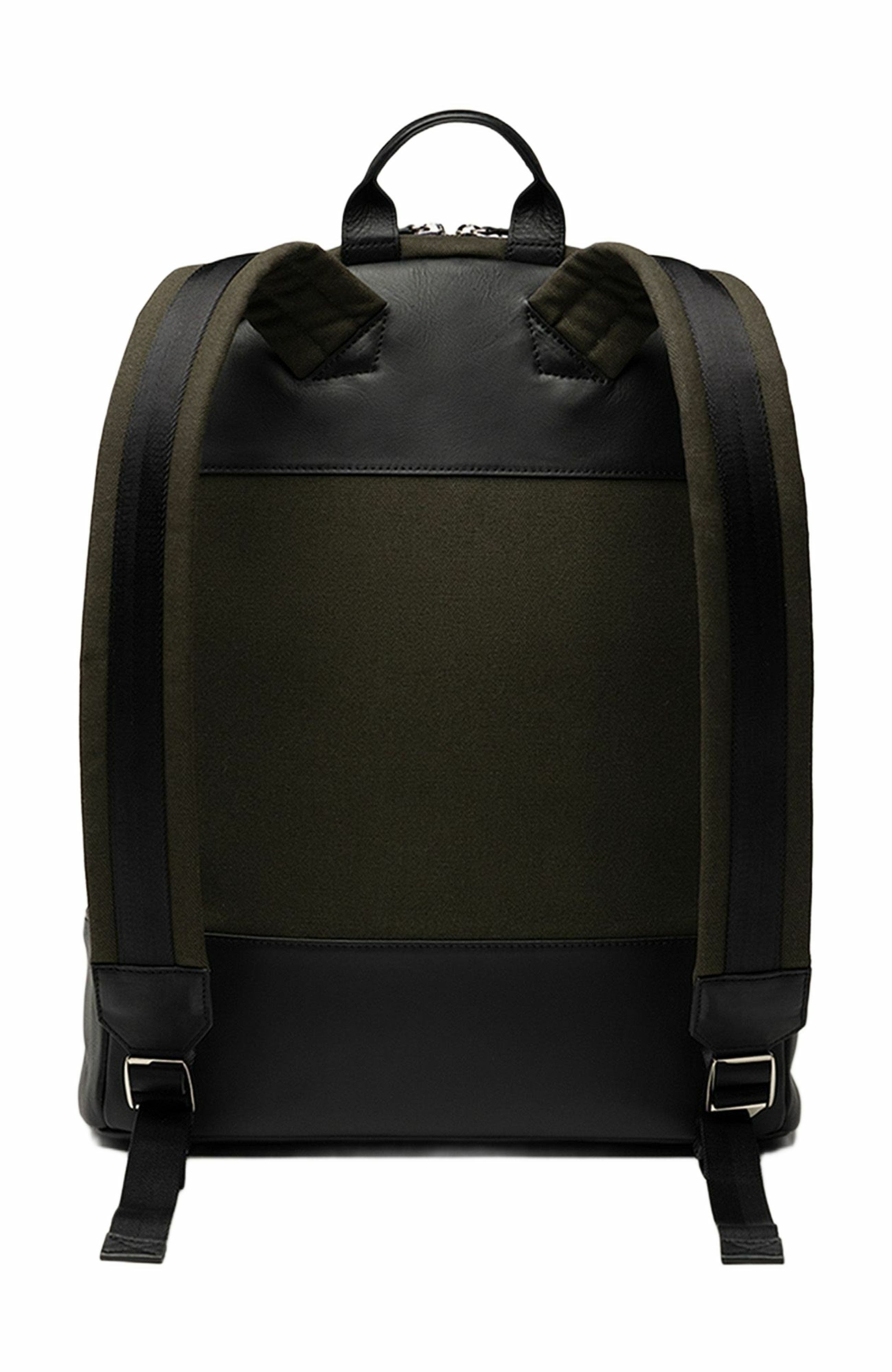 Want Les Essentiels Kastrup Organic Cotton Canvas Backpack, Alternate, color, Green