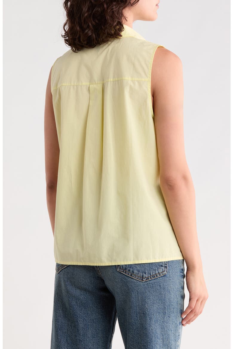 Organic Cotton Sleeveless Shirt, Alternate, color, CITRUS
