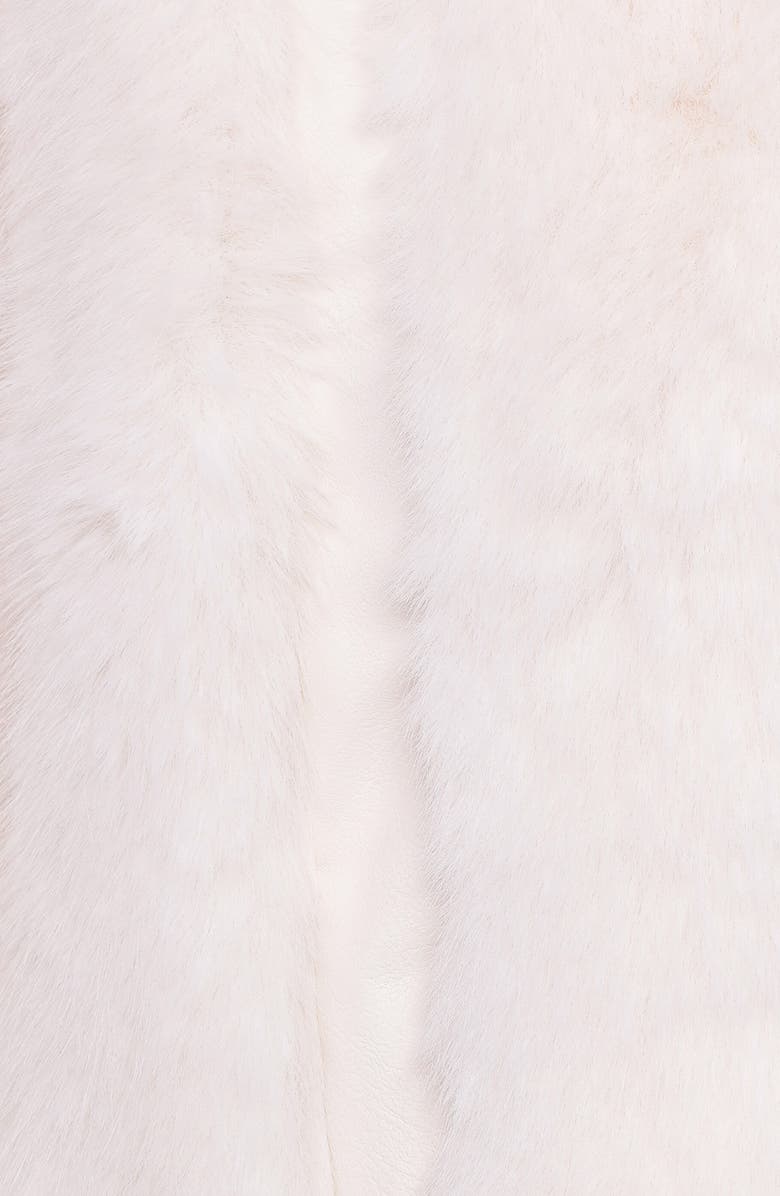 Petal & Pup Velma Faux Fur Channel Jacket, Alternate, color, Cream