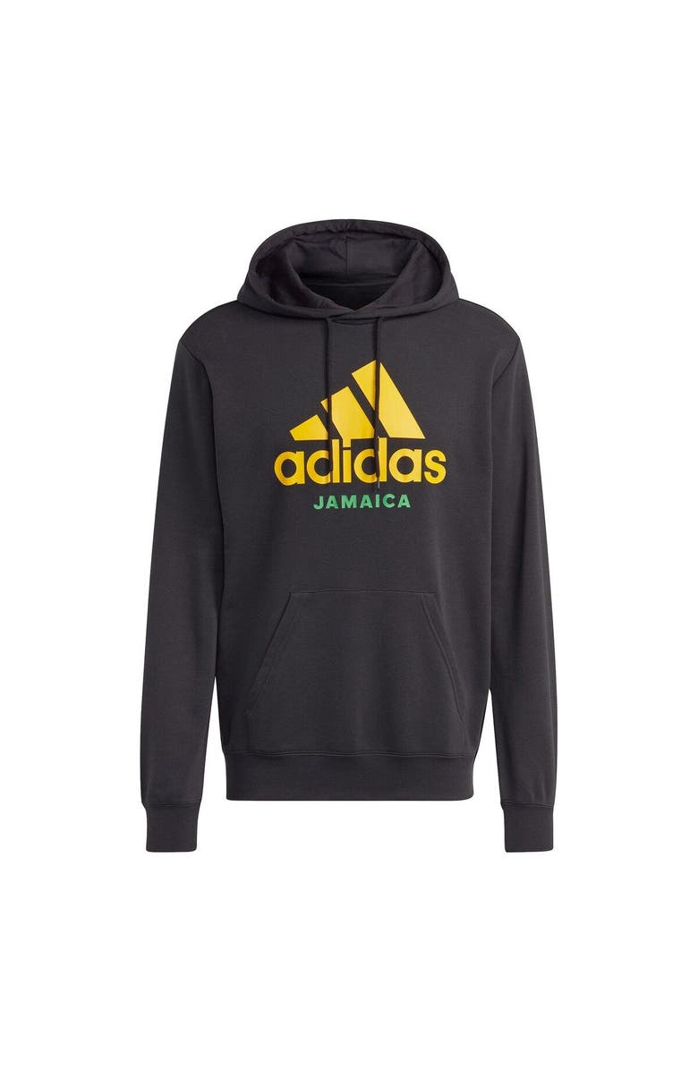 adidas Men's adidas Black Jamaica National Team Pullover Hoodie, Main, color,