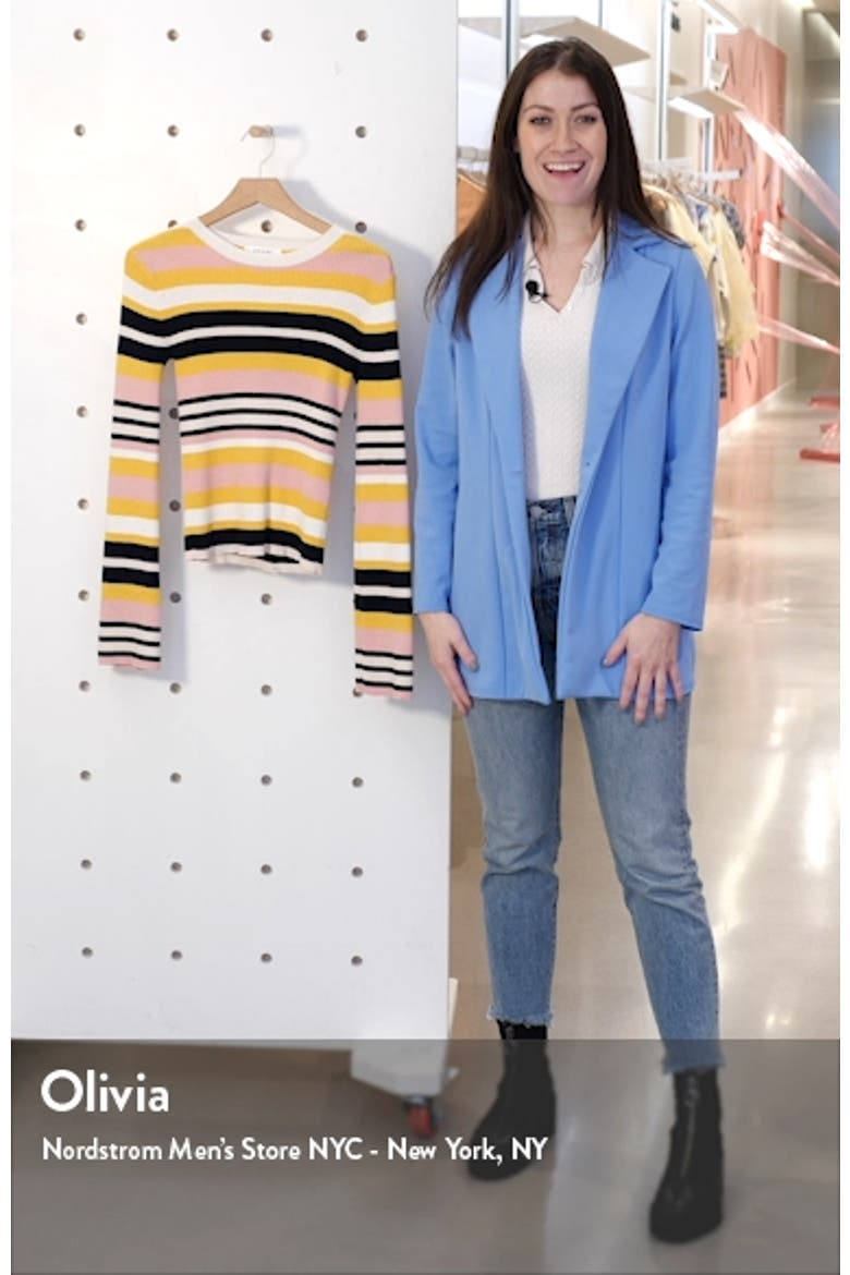 Baja Stripe Cotton & Cashmere Sweater video