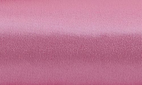 Betsey Johnson Solid Satin Sheet Set In Pink