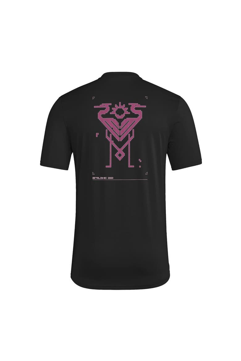 Men's adidas  Black Inter Miami CF 2026 Anthem AEROREADY Pregame T-Shirt, Alternate, color, Black