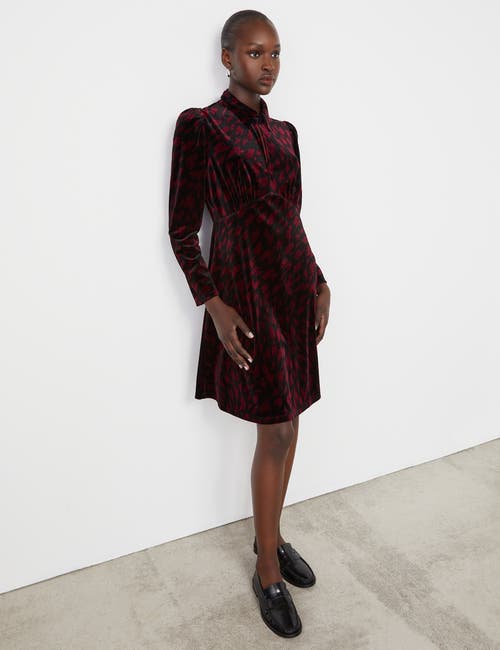 Finery London Capri Animal Print Knee Length Dress