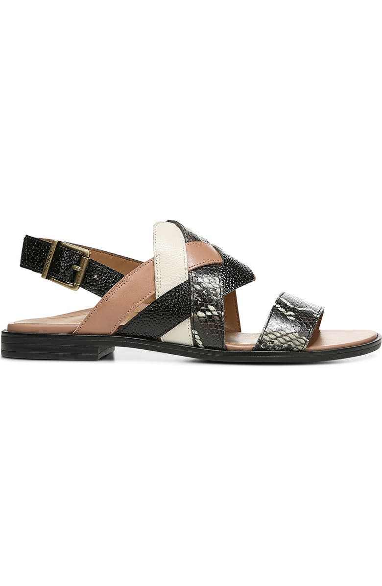Vionic Kendra Strappy Snake Embossed Sandal, Alternate, color,