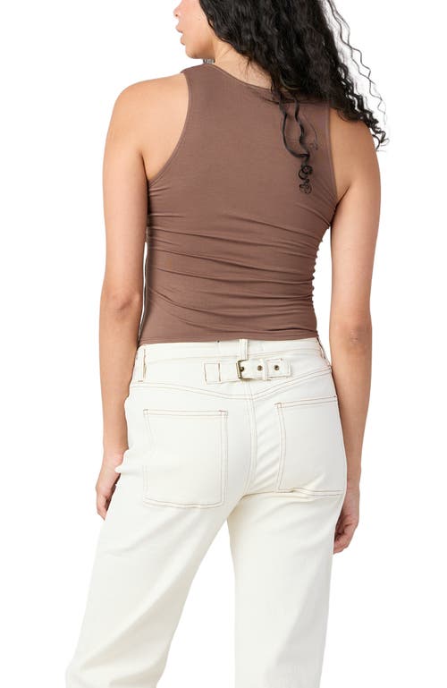 Tt Studios Sadie Crew Neck Tank Top In Gray
