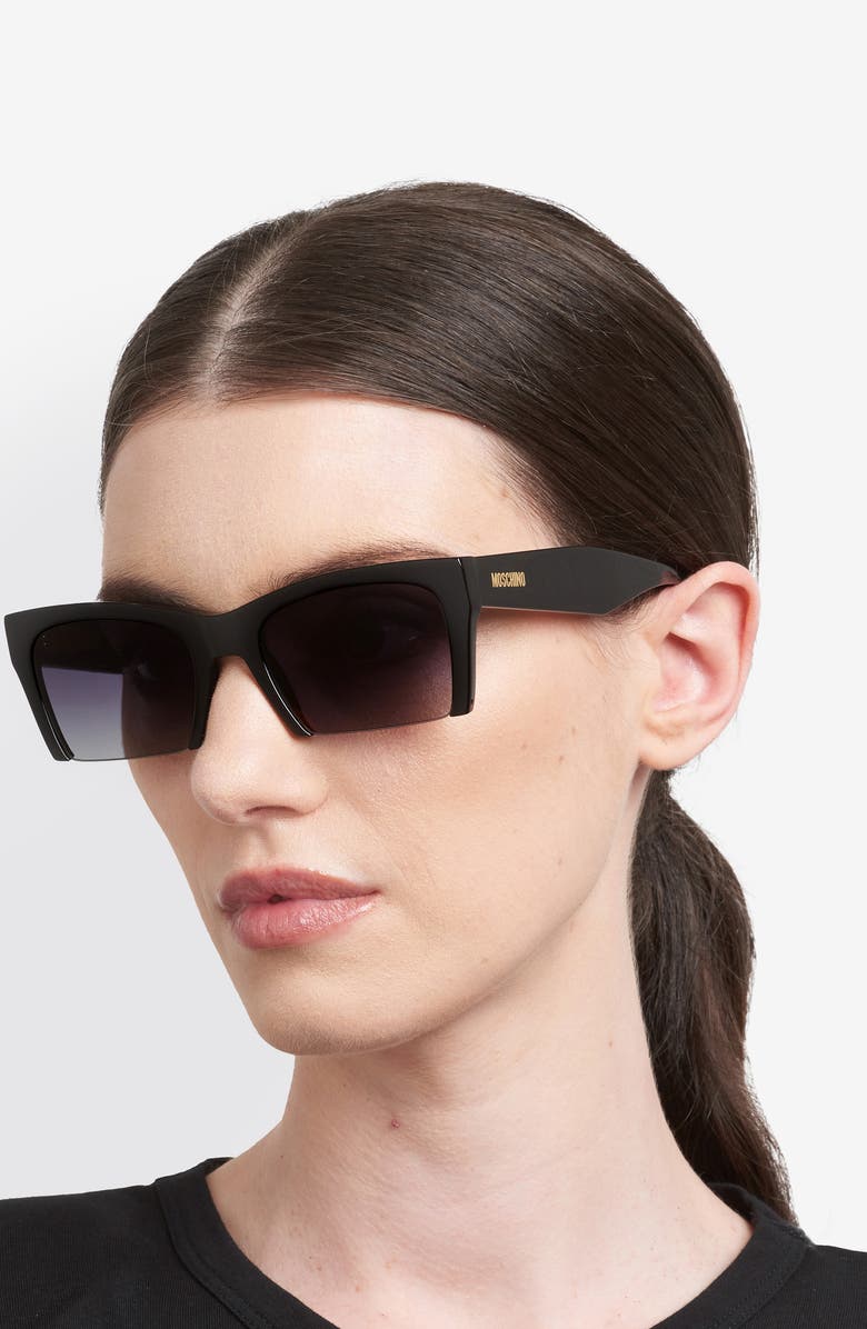 Moschino 53mm Square Sunglasses, Alternate, color,