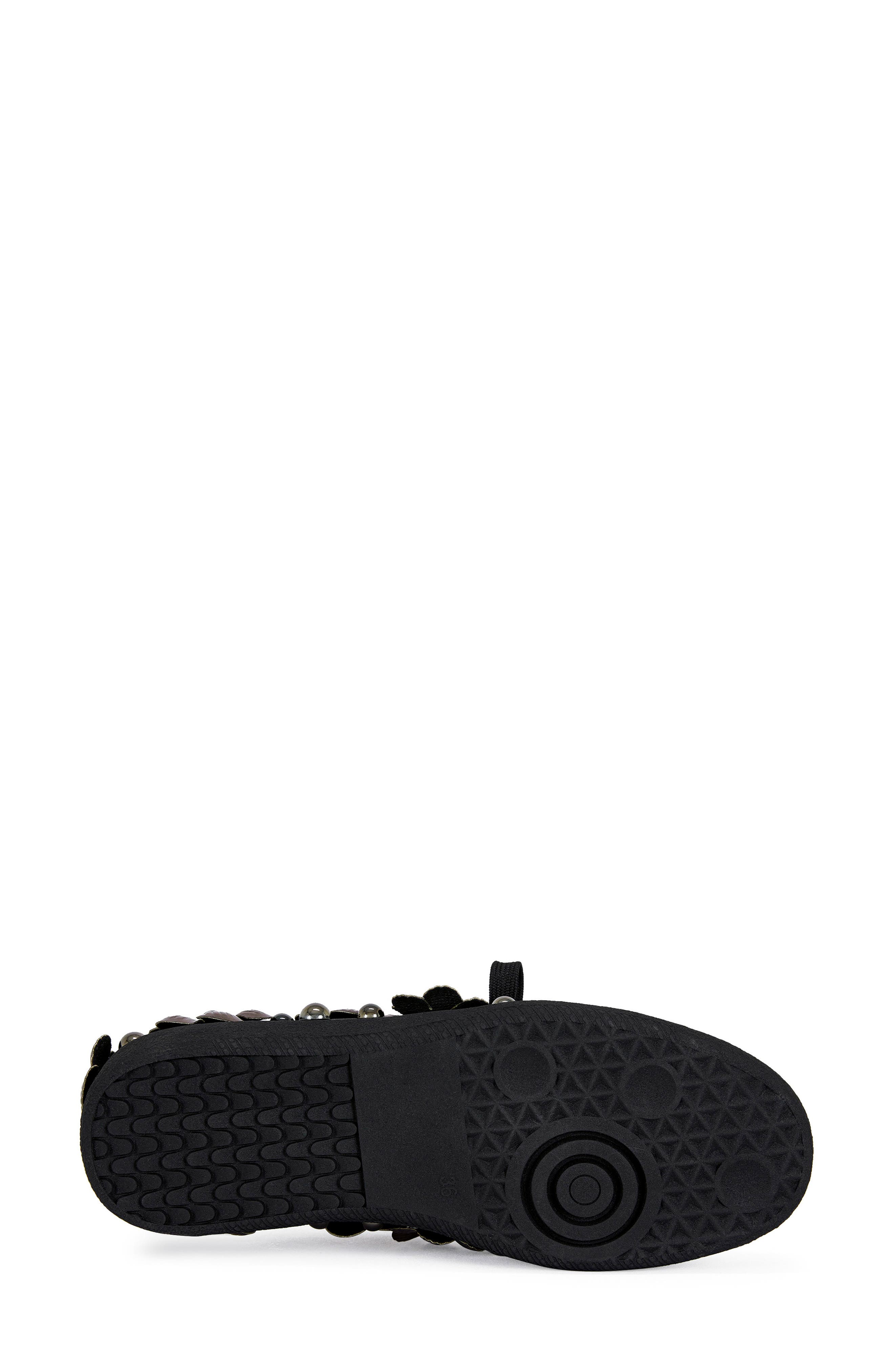 AZALEA WANG Olov Embellished Sneaker, Alternate, color, Black