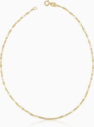 Oradina 14K Yellow Gold All You Need Anklet