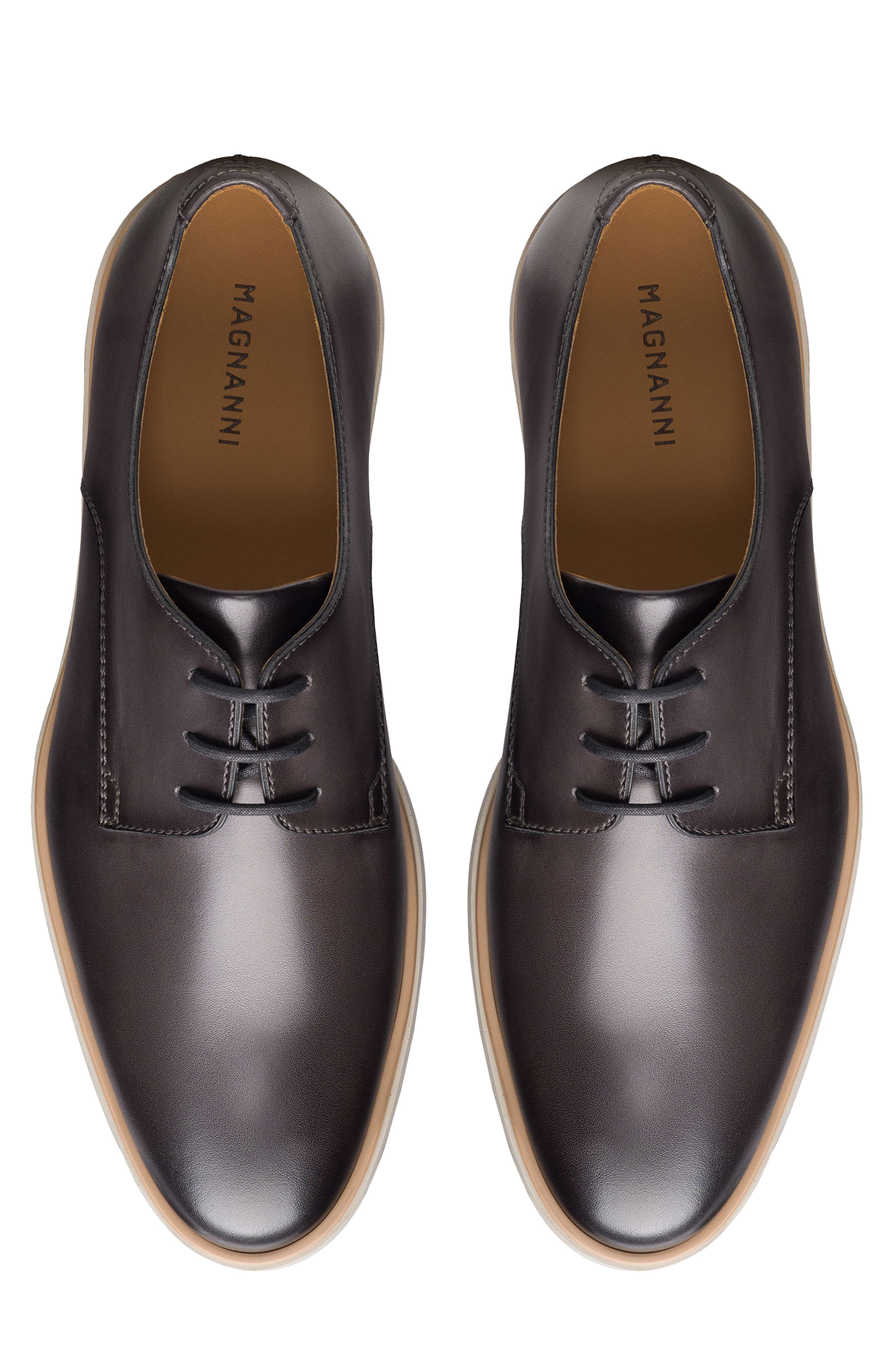 Leone II Plain Toe Derby, Alternate, color, GREY