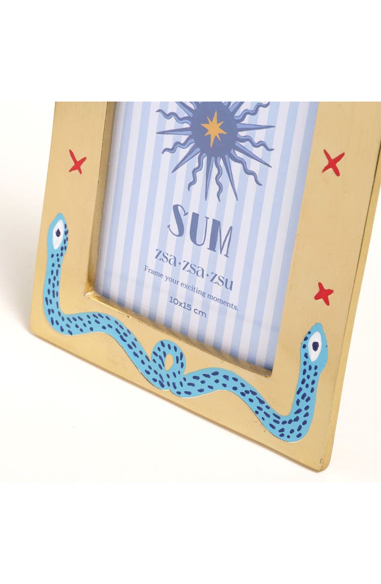 Zsa Zsa Zsu Rampur Metal Frame 8X6 In, Alternate, color, Beige