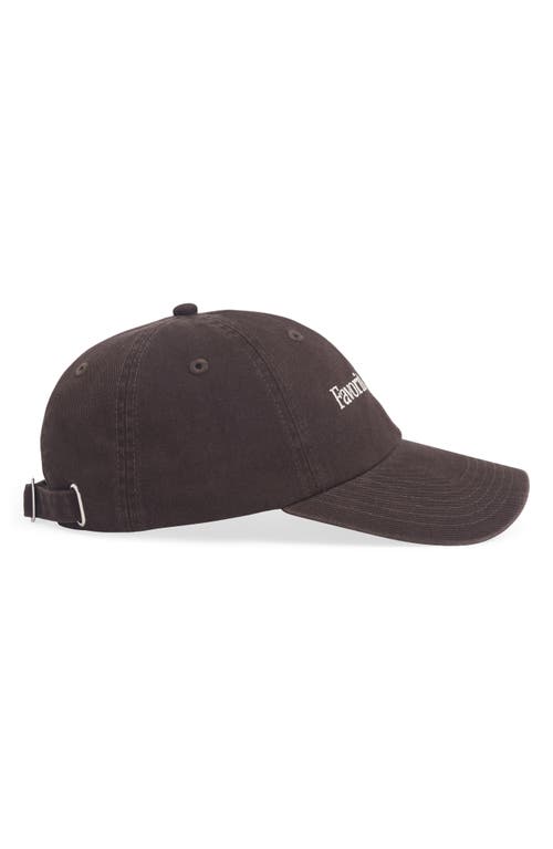 Favorite Daughter Classic Logo Cotton Twill Baseball Cap In Brown