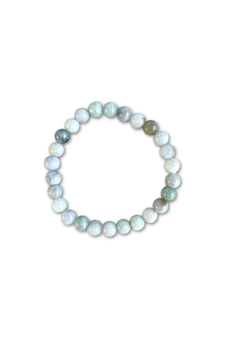 Crystal Healing Beaded Bracelet, Main, color, Jade
