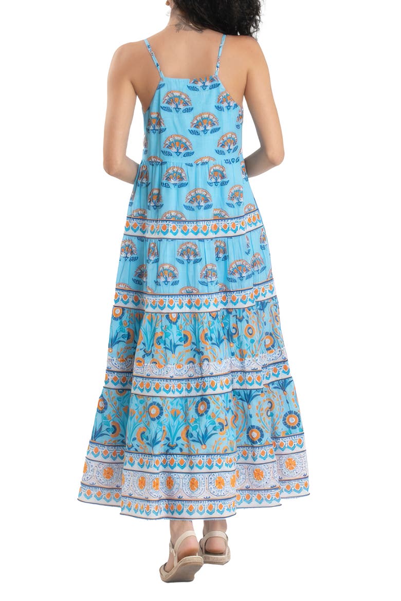 Harriet Sleeveless Maxi Dress, Alternate, color, BLUE