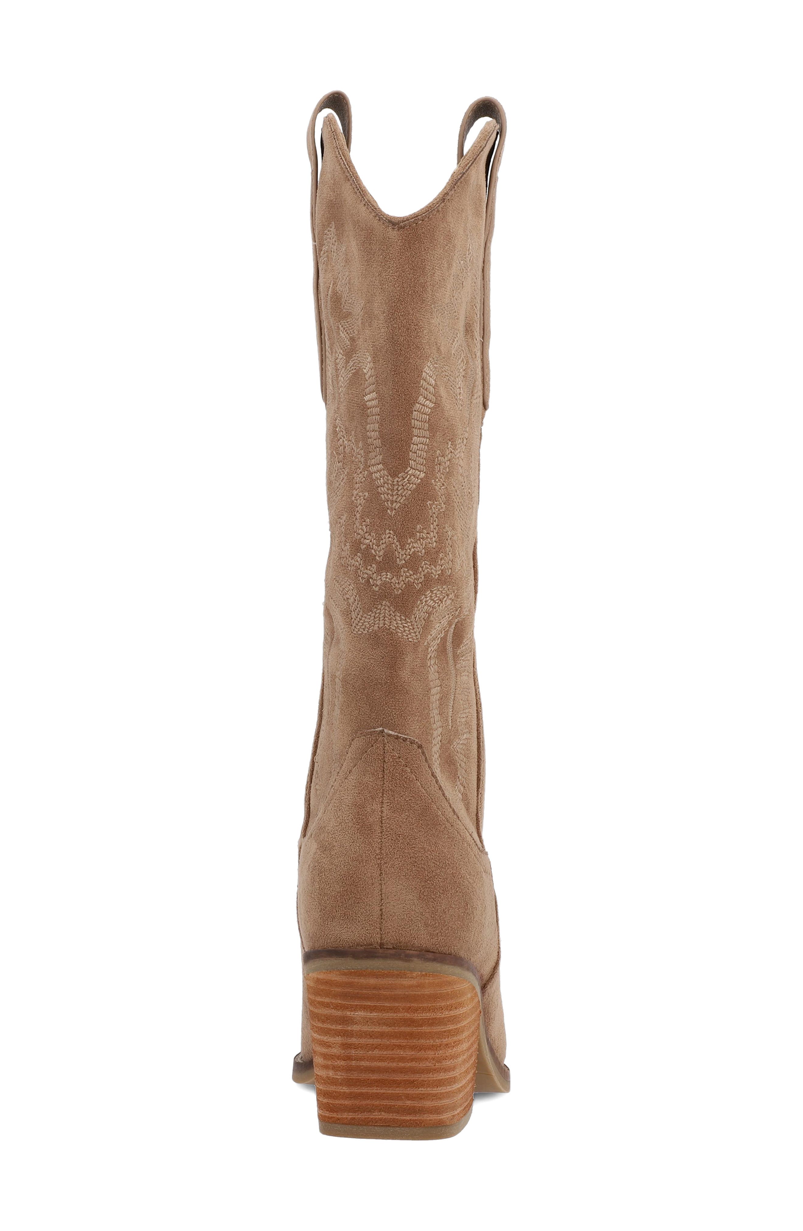 Crosley Western Boot, Alternate, color, MAPLE