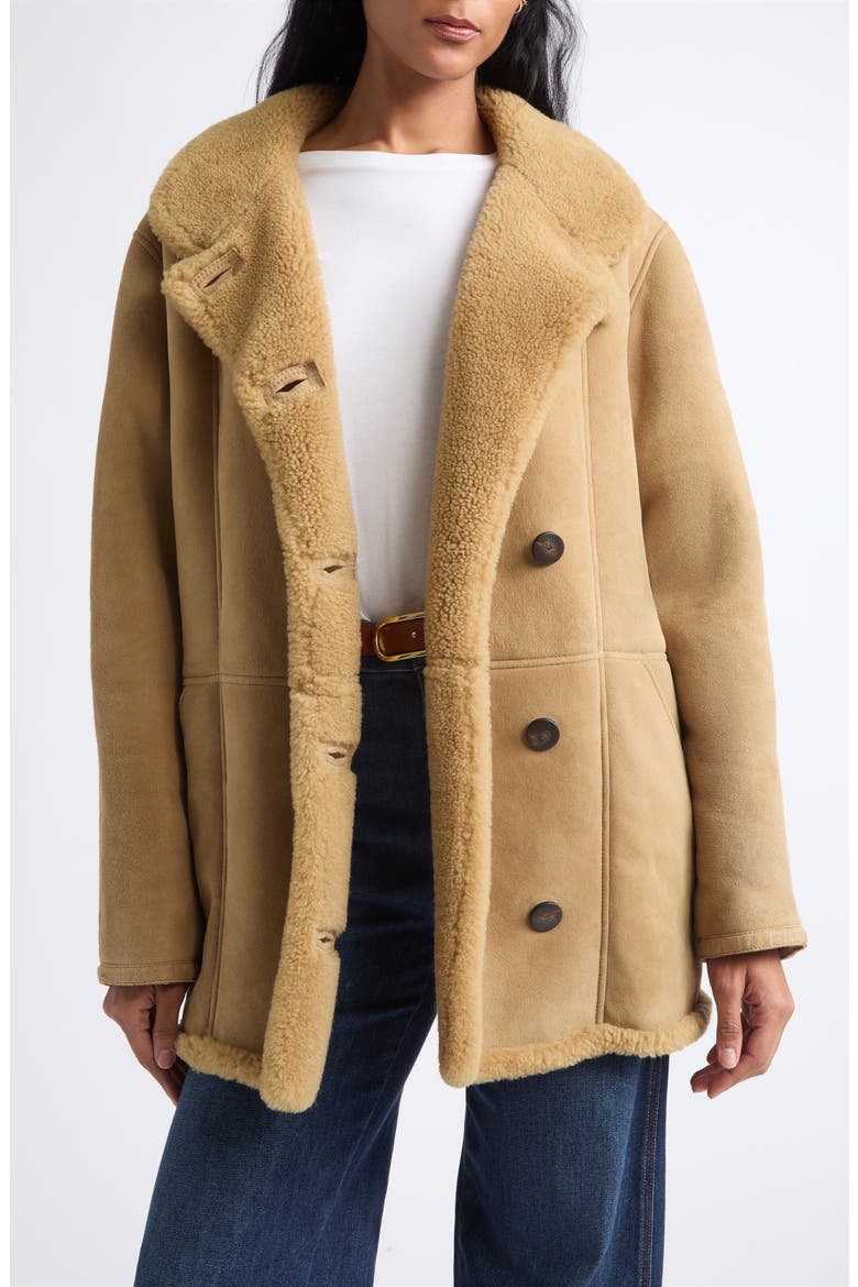 Lavington Faux Fur Coat, Main, color, DESERT KHAKI