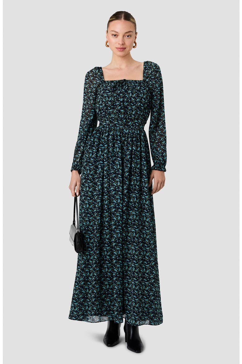 Marina Floral Chiffon Maxi Dress, Alternate, color, LUCIA DITSY FLEUR
