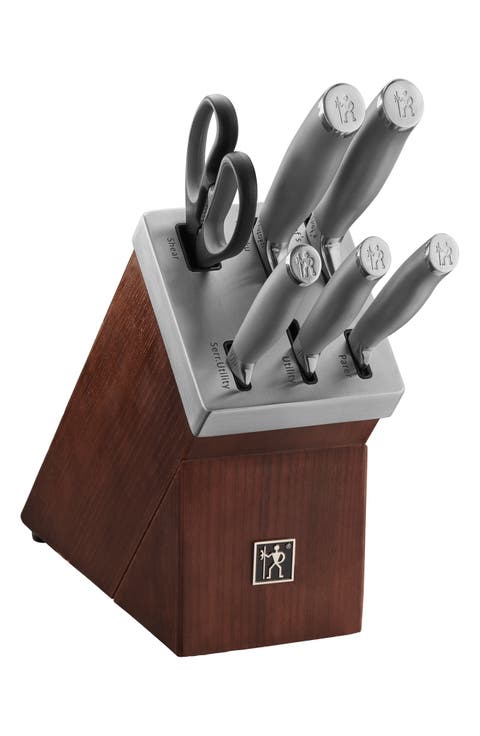 Modernist 7-Piece Stainless Steel Block Set