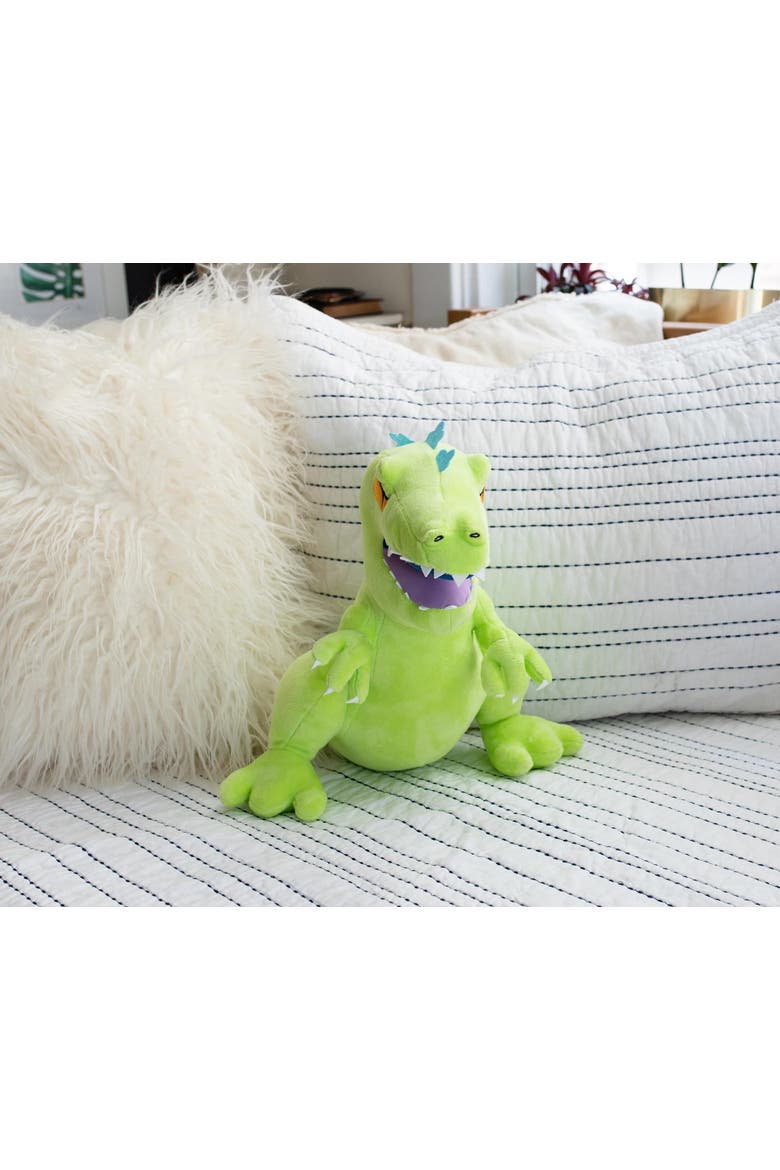 Nickelodeon Rugrats 15-Inch Character Plush Toy | Reptar, Alternate, color, Green
