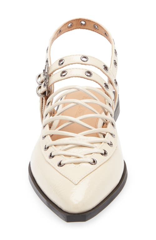 Steve Madden Galanti Slingback Flat In Nude