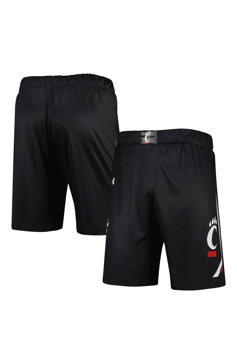 Under Armour Men's Under Armour Black Cincinnati Bearcats Team Replica Basketball Shorts, Main, color, Black