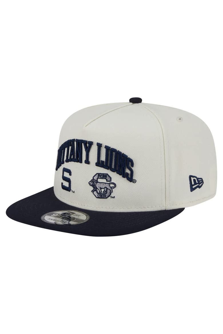 Men's New Era White Penn State Nittany Lions Collegiate 9FIFTY A-Frame Snapback Hat, Main, color, White