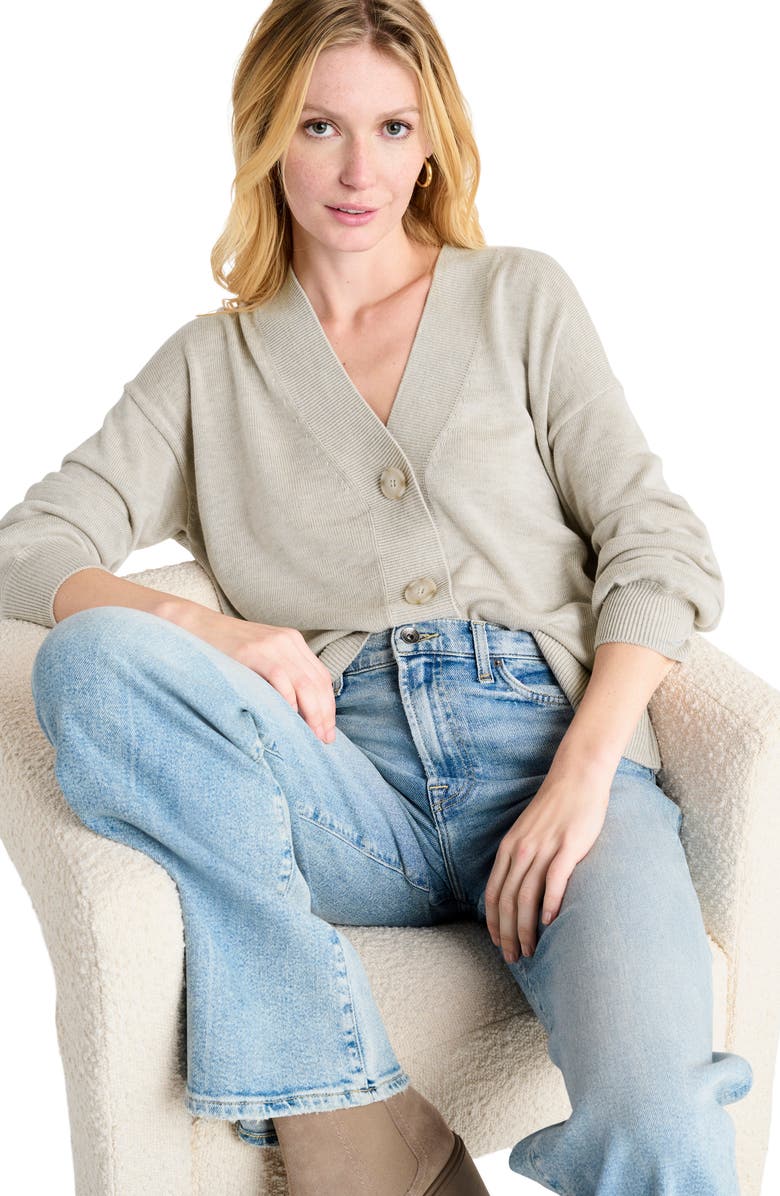 Splendid Carmella Rib Cardigan, Alternate, color,