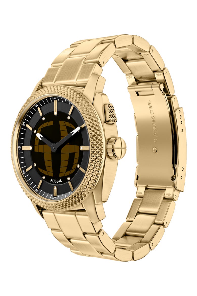 Machine Big Tic® Anadigi Bracelet Watch, 41mm, Alternate, color, GOLD