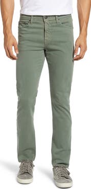 AG Everett Stretch Sateen Slim Straight Pants