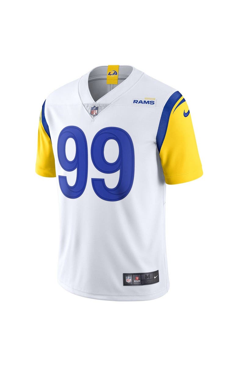 Nike Men's Nike White Aaron Donald Los Angeles Rams Alternate Vapor Limited Jersey, Alternate, color,