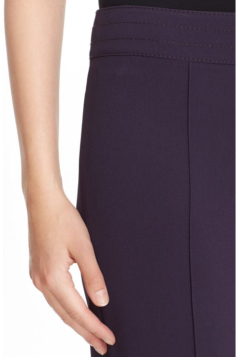 Flat Front Bootcut Pants, Alternate, color, PURPLE