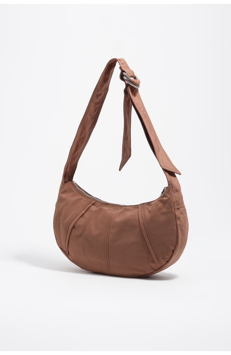 Bimba y Lola Medium Moon Bag SS26, Alternate, color, Nougat