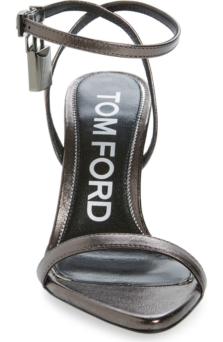 TOM FORD Padlock Ankle Strap Sandal, Alternate, color,