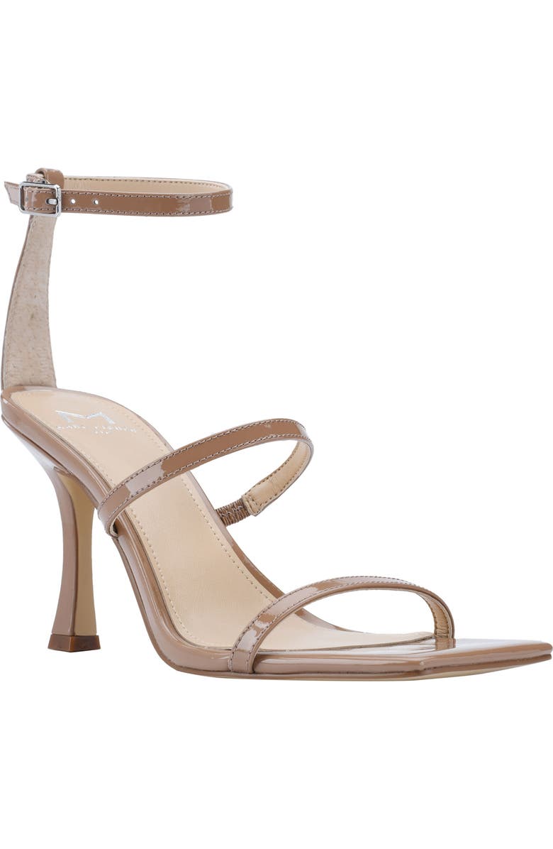Marc Fisher LTD Dalida Strappy Sandal, Main, color, Light Natural Patent