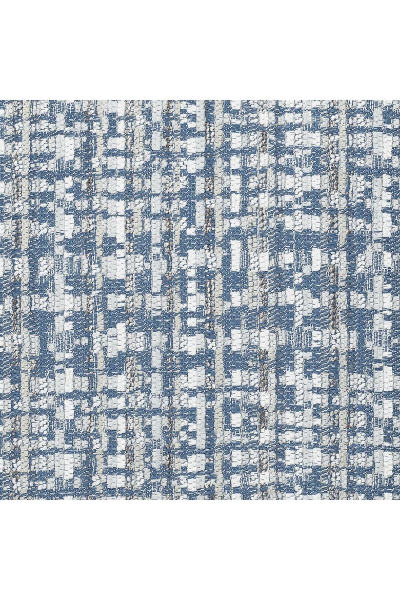 Channel Indoor & Outdoor Woven Accent Pillow, Alternate, color, Bleu