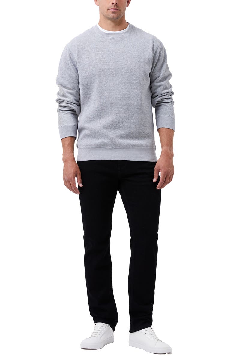 French Connection Textured Crewneck Sweatshirt, Alternate, color, 