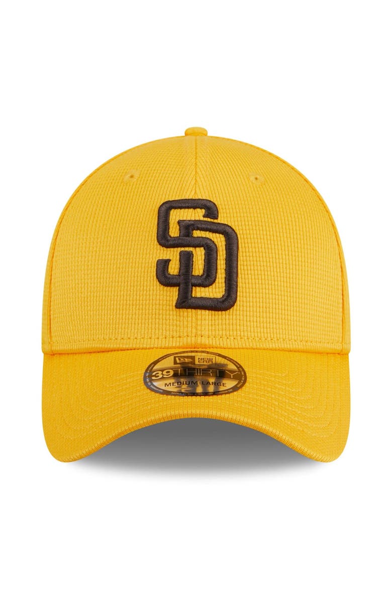New Era Men's New Era Gold San Diego Padres 2024 Spring Training 39THIRTY Flex Hat, Alternate, color,