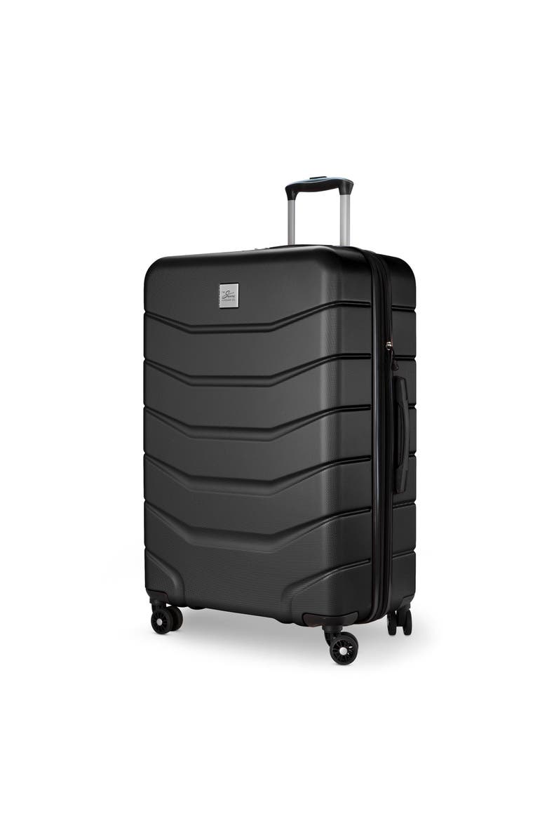 Silverton Hardside Expandable 24" Medium Checked Luggage, Main, color, Black